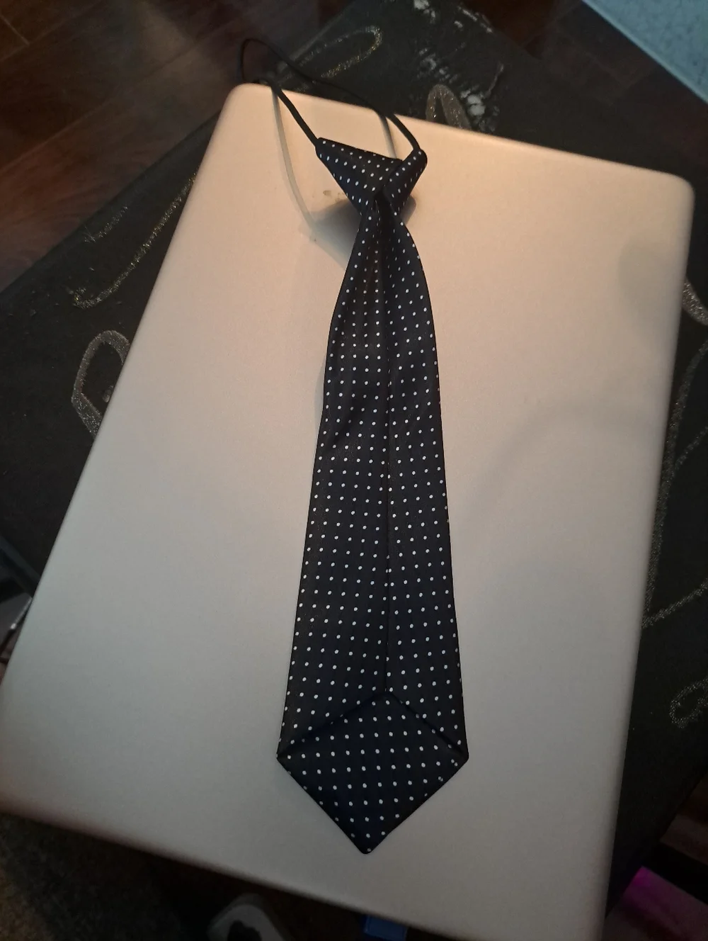 Black Polka Dot Neck Tie